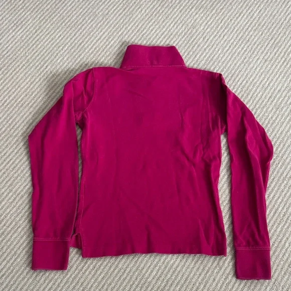 Pink Polo Long Sleeve Shirt - The Skinny Polo - Picture 3 of 3